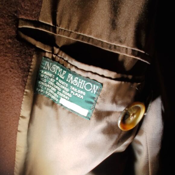 Double B full length Trench Coat 100%Wool - Picture 3 of 4